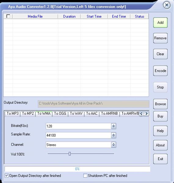 Aya All to MP3/WMA/AAC/M4A Audio Converter icon